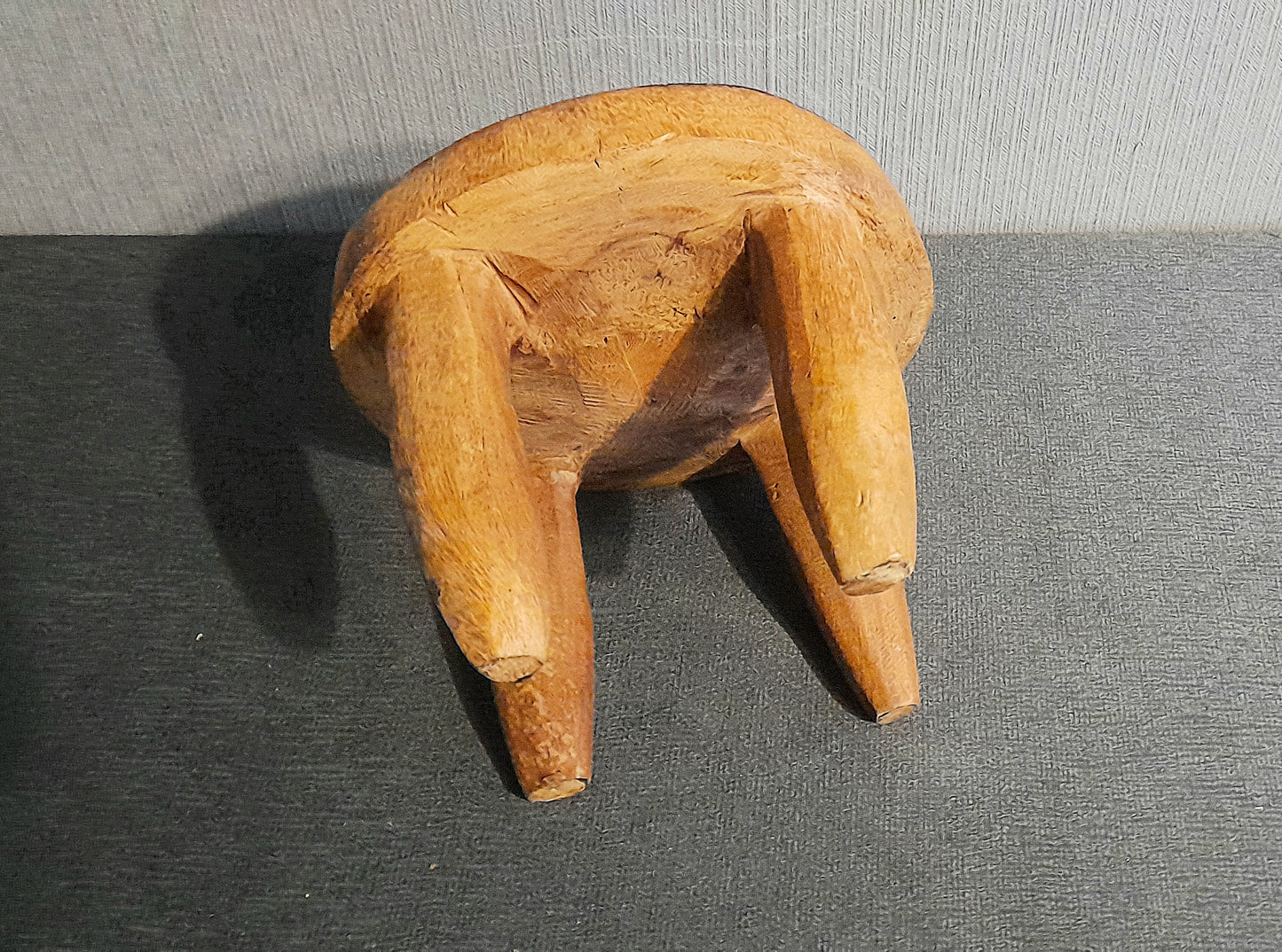 Petit Tabouret rond Senoufo en bois