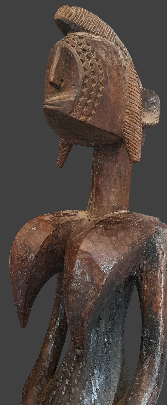 Statue Bambara Guandoudou en bois