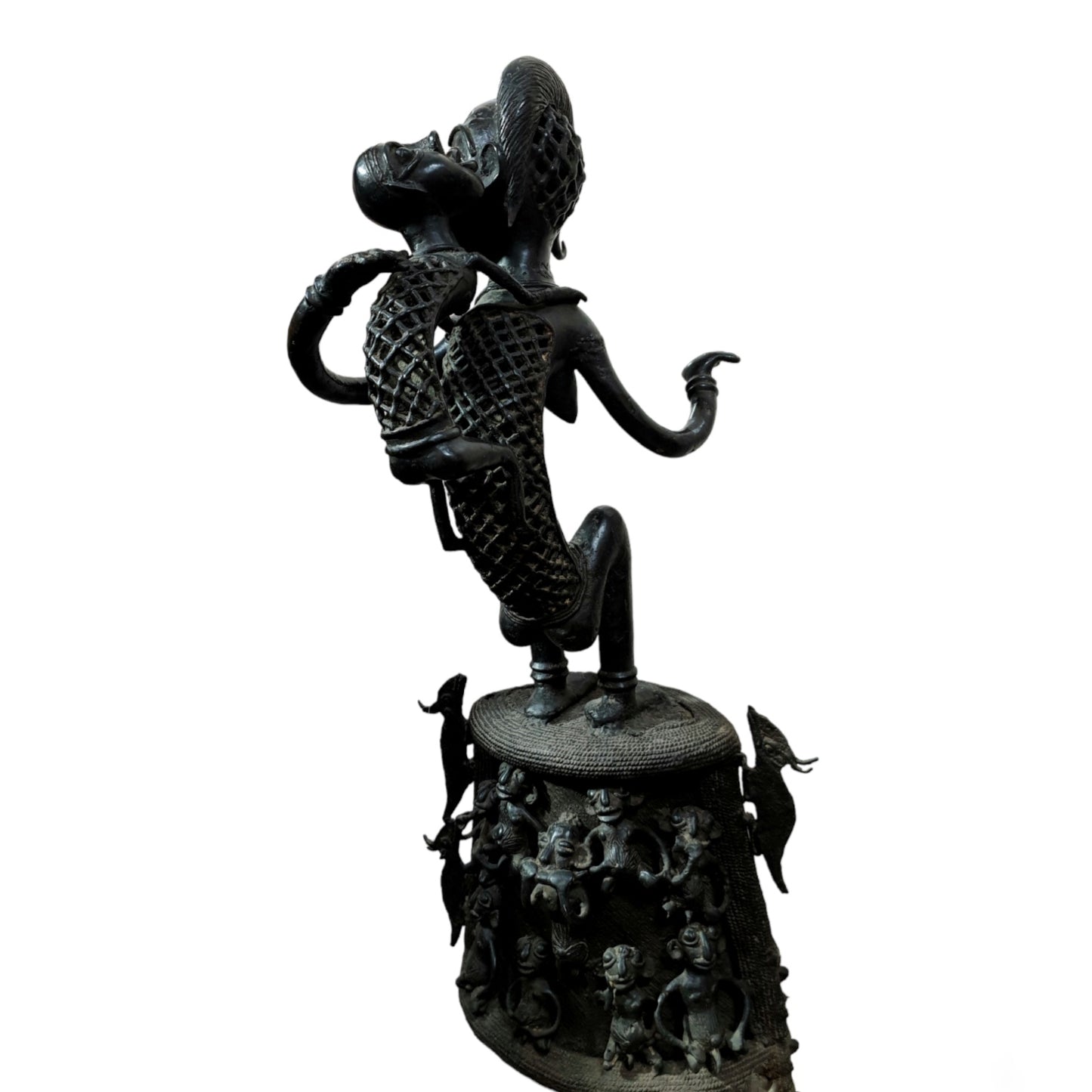 Maternite Tikar en Bronze, Cameroun