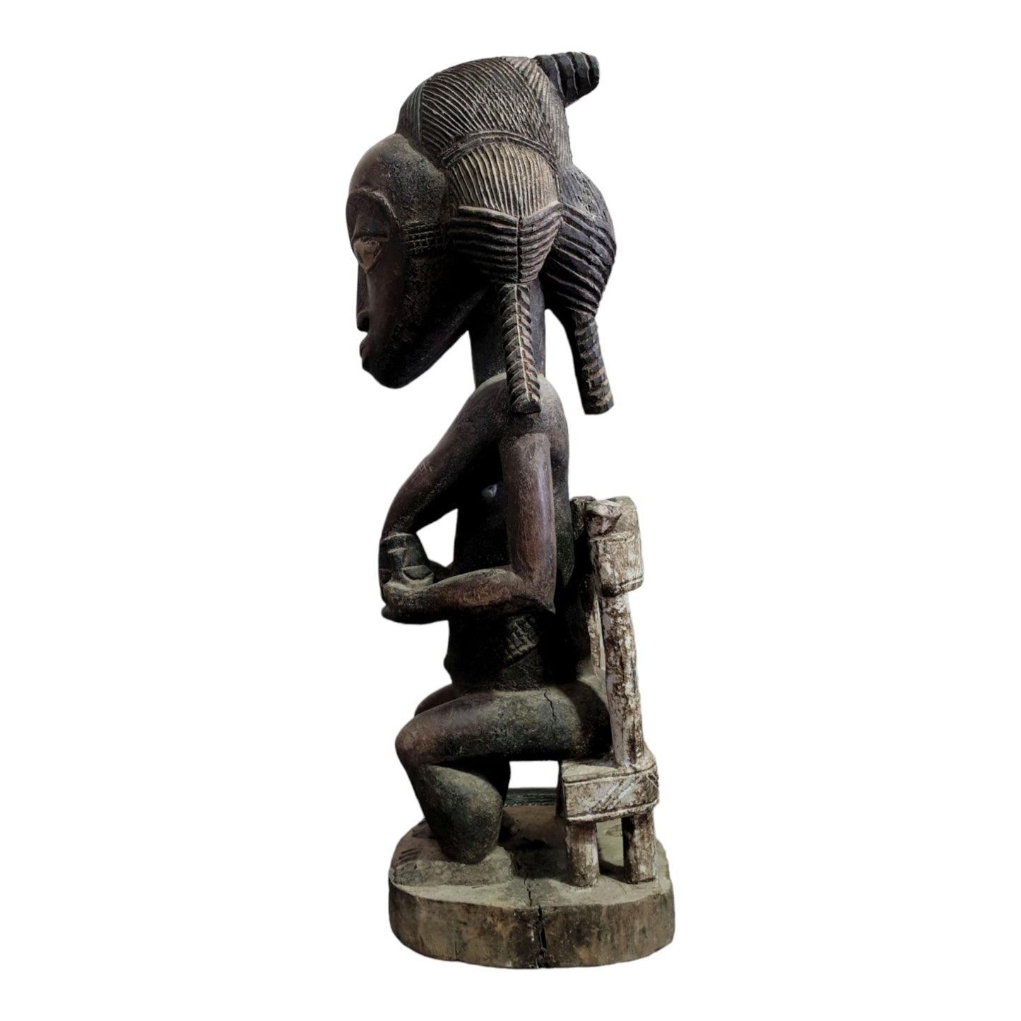 Maternité Baoule en bois, Côte d'Ivoire