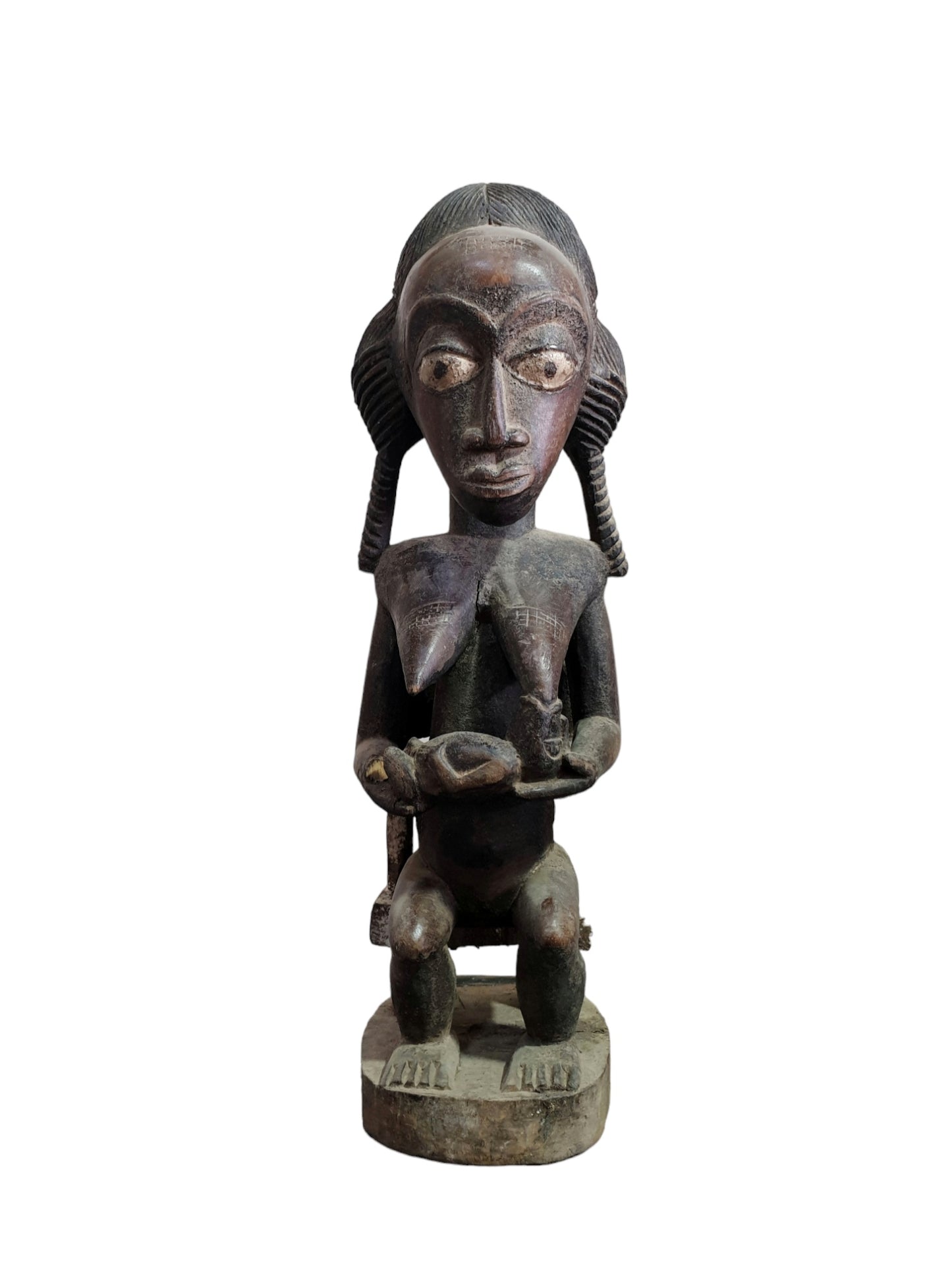 Maternité Baoule en bois, Côte d'Ivoire