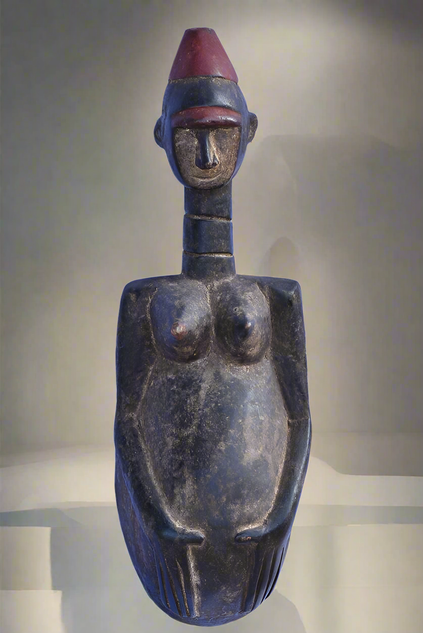 Masque ventre en bois