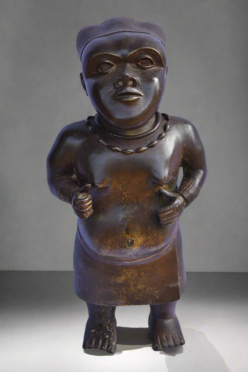 Nain de cour bronze Ife Nigeria