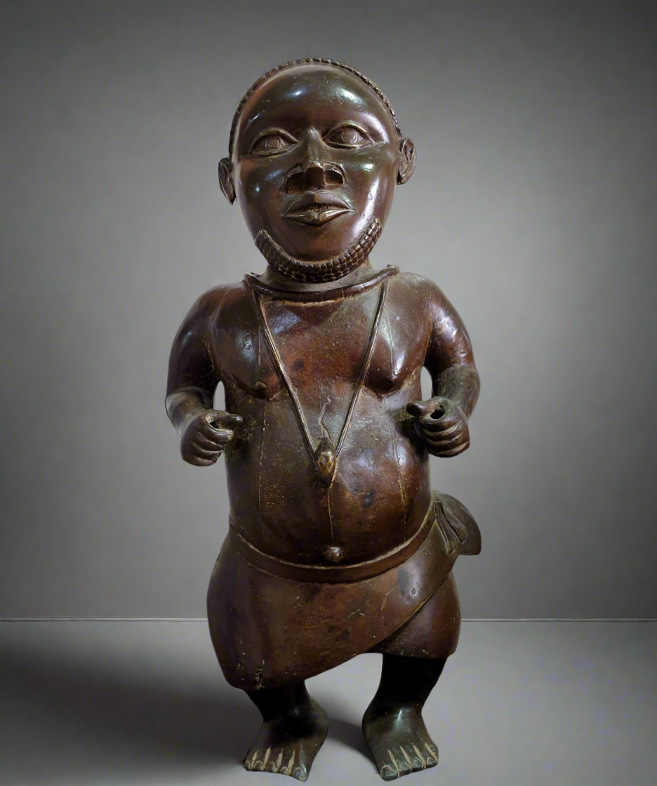 Nain de cour bronze Ife Nigeria