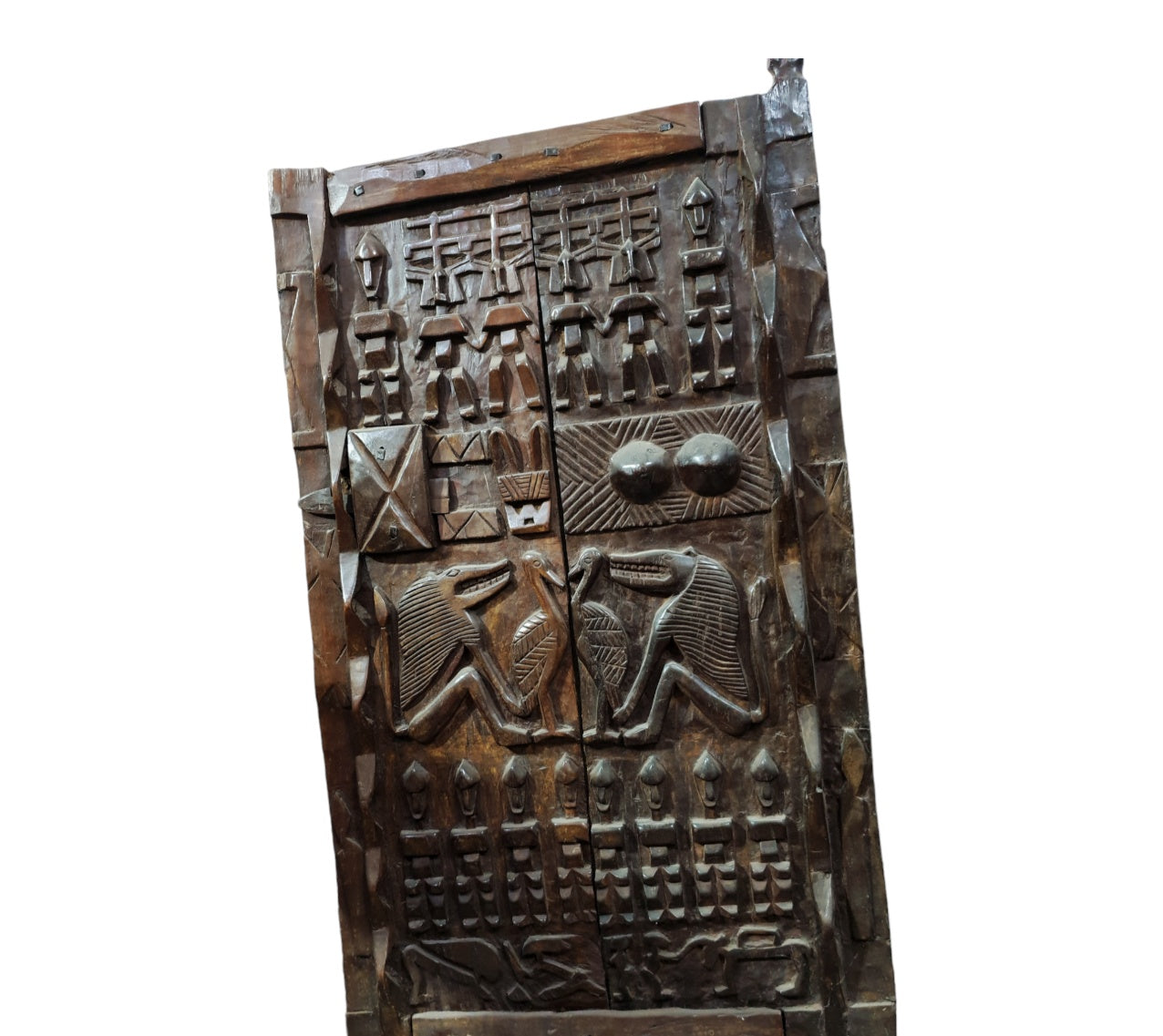 Grande porte Dogon en bois