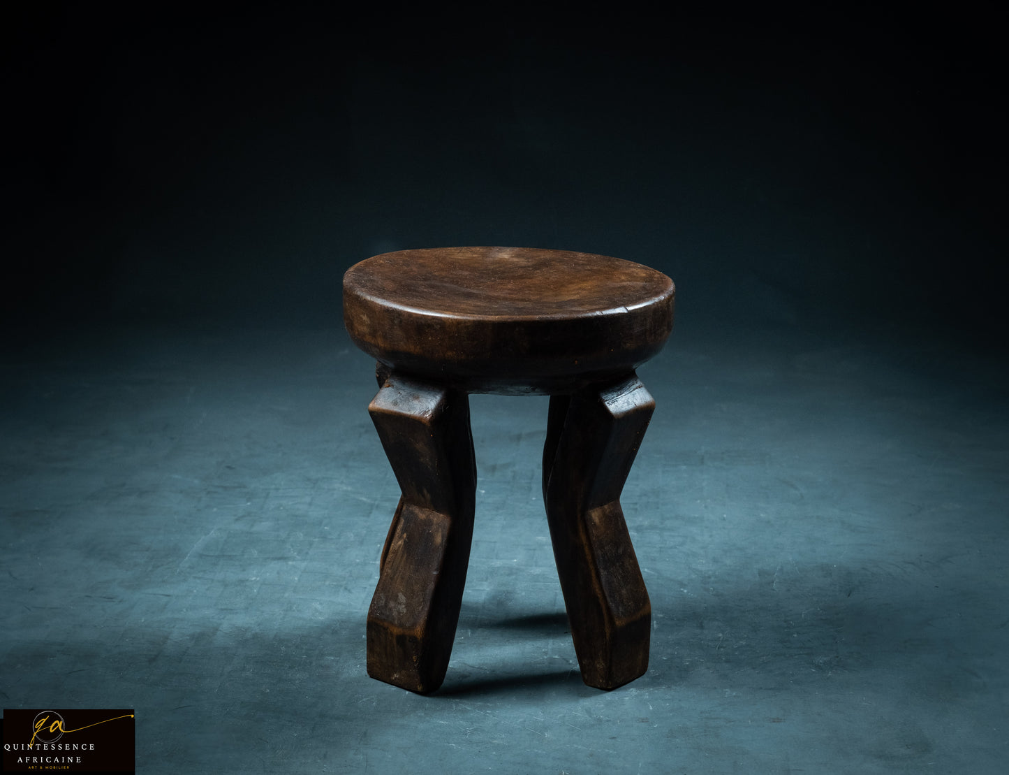 Tabouret Senoufo en bois, Mali