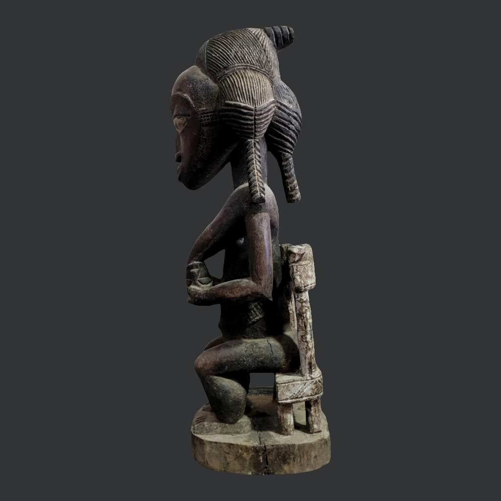 Maternité Baoule en bois, Côte d'Ivoire