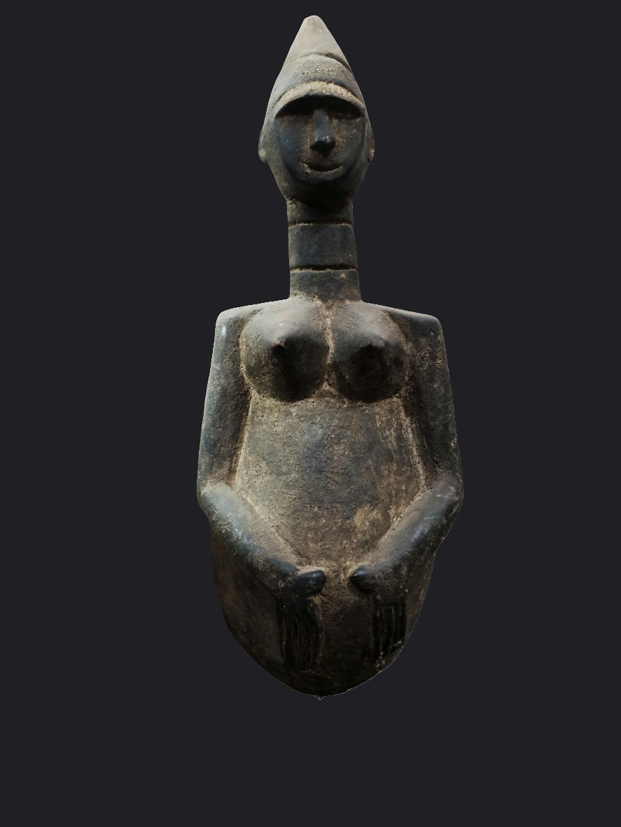 Masque ventre en bois