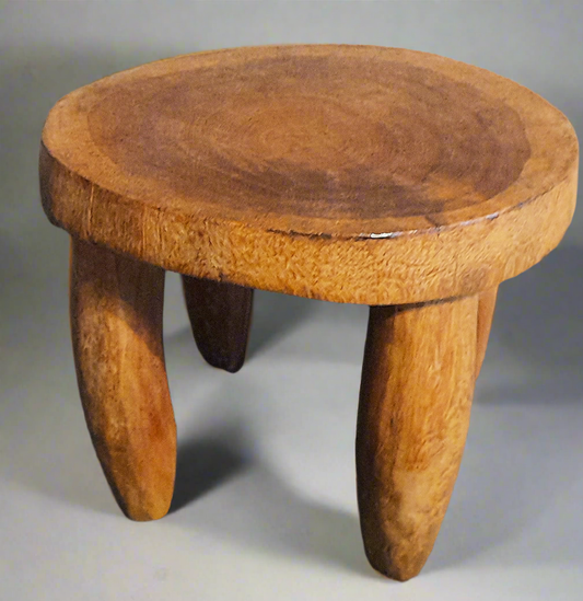 Petit Tabouret rond Senoufo en bois