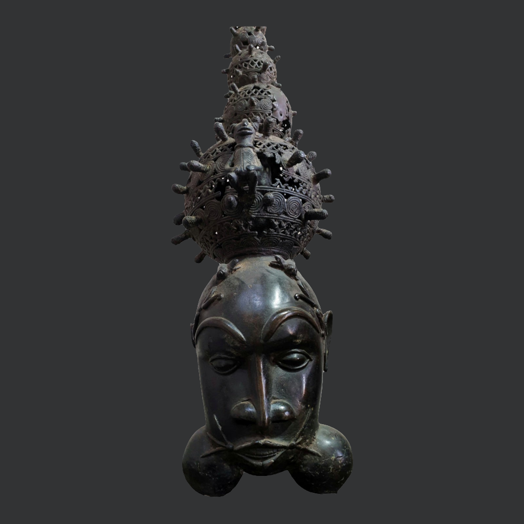 Pipe Forme Chevalier En Bronze