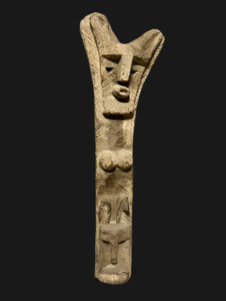 Poteau du peuple Dogon pierre fétiche