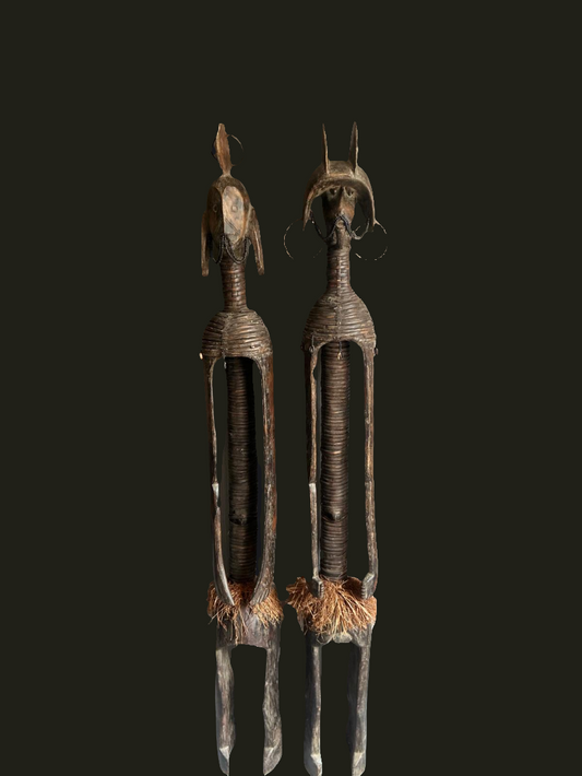 Grande statue Mumuye en bois