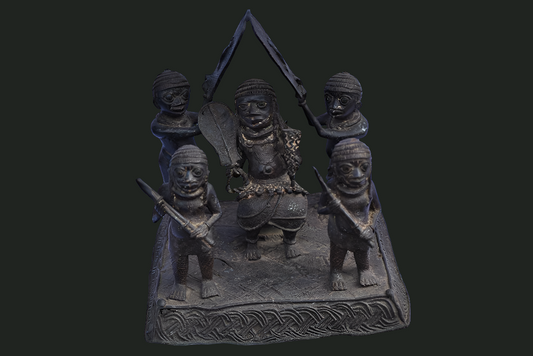 Fresque royale 3D Plaque de palais en bronze XXL