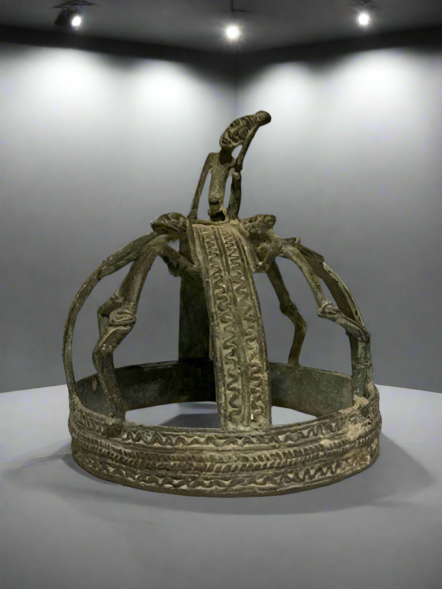 couronne bronze hogon Dogon