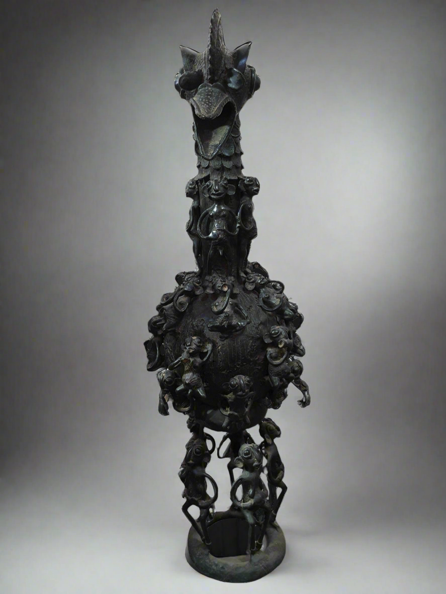 grand aquamanile Tikar Bronze, Cameroun