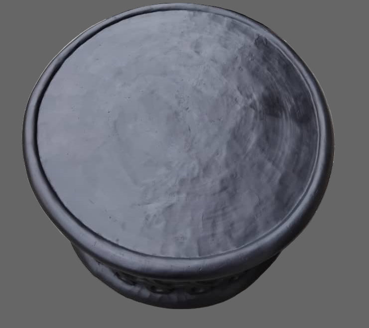 Grande table basse Bamileke XL 1m diamètre