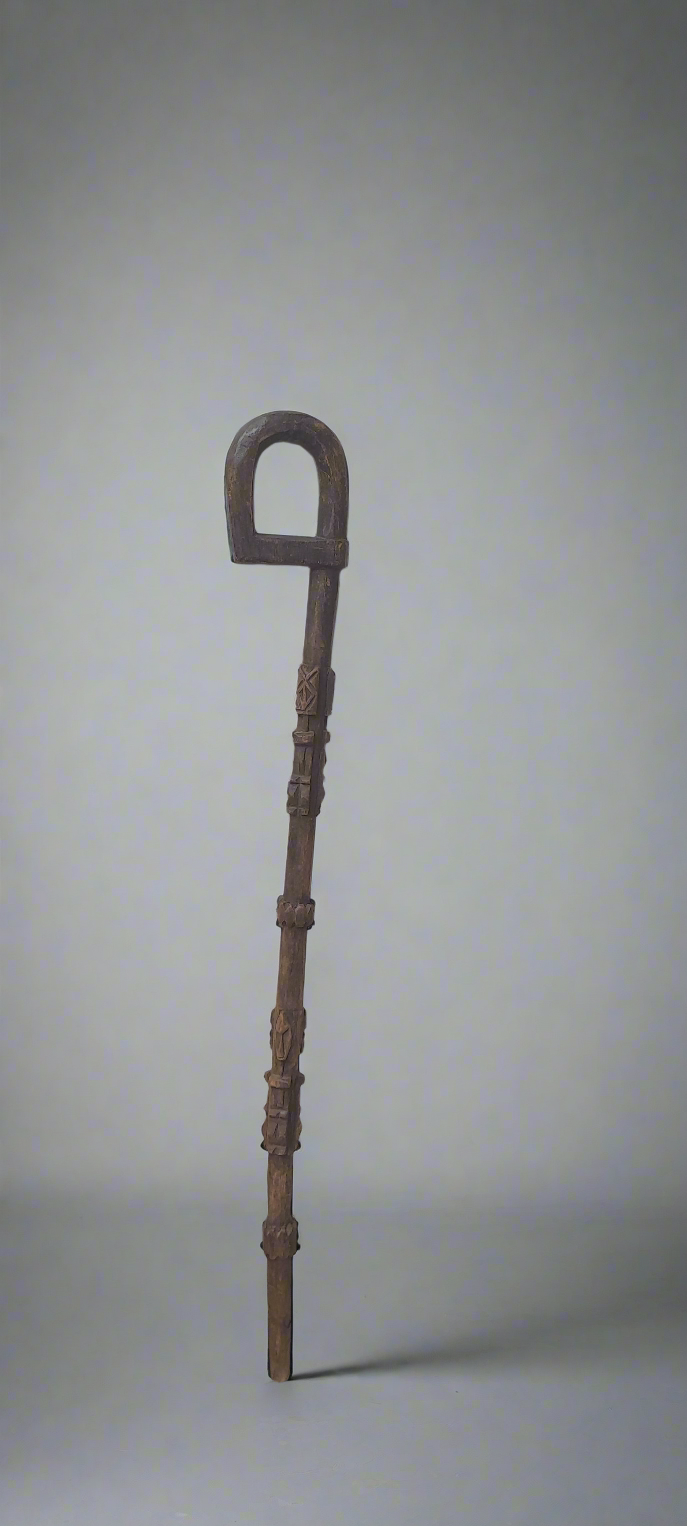 Canne Dogon en bois