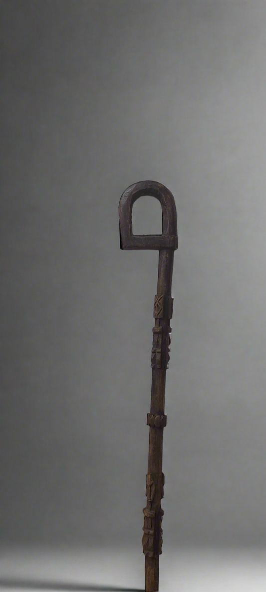 Canne Dogon en bois