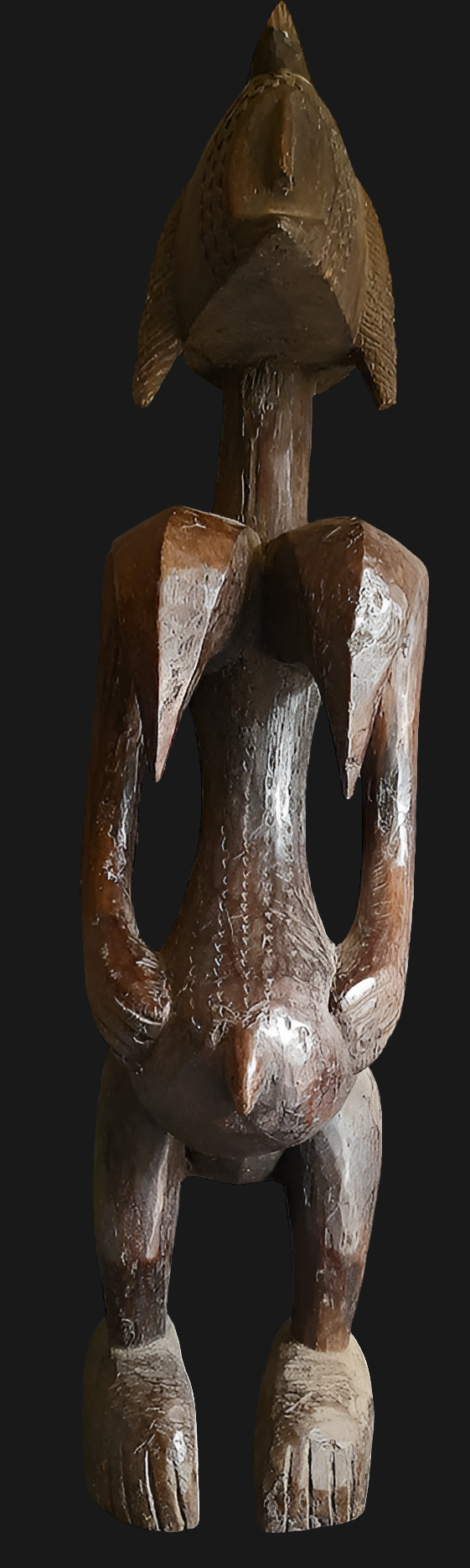 Statue Bambara Guandoudou en bois