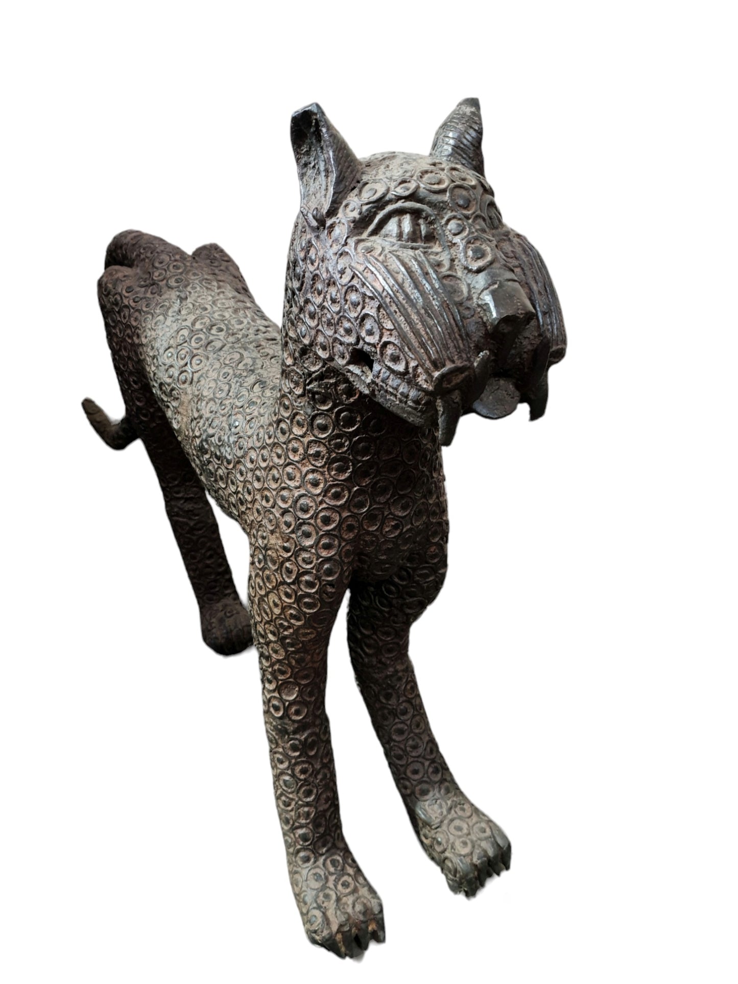 Grand léopard royal en bronze - IFE