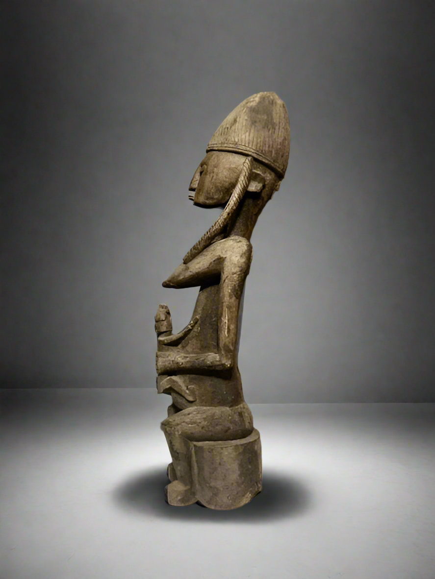 Maternité Bambara en bois, Mali
