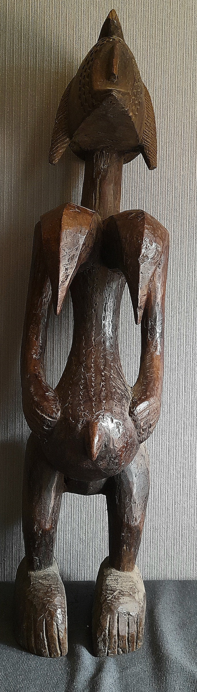 Statue Bambara Guandoudou en bois