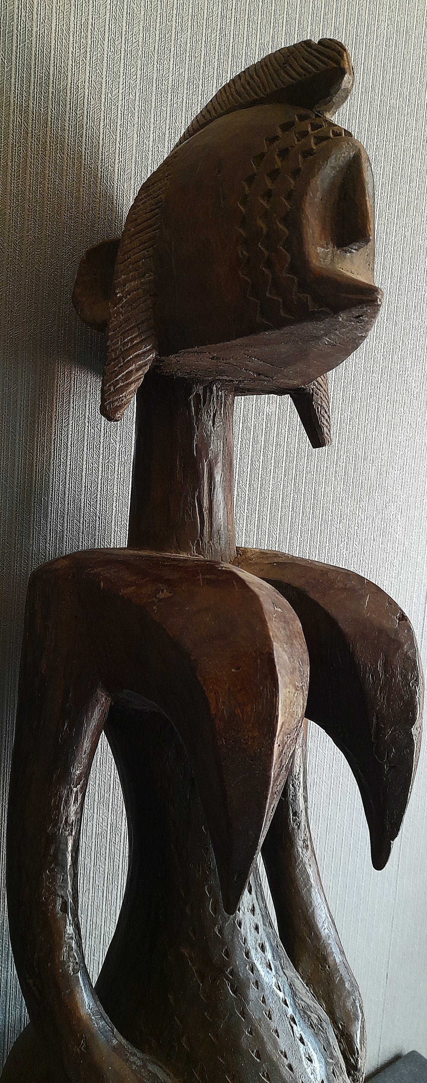 Statue Bambara Guandoudou en bois