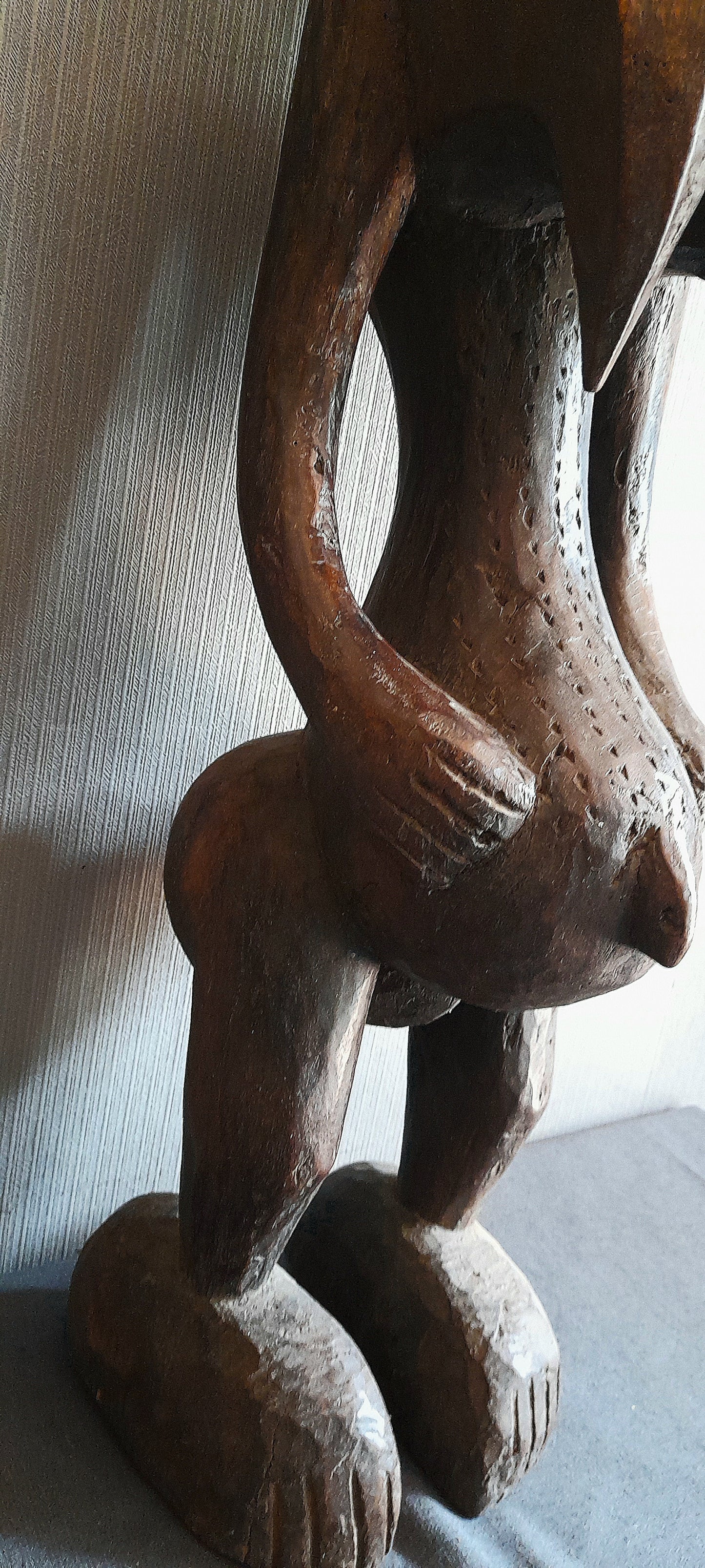 Statue Bambara Guandoudou en bois