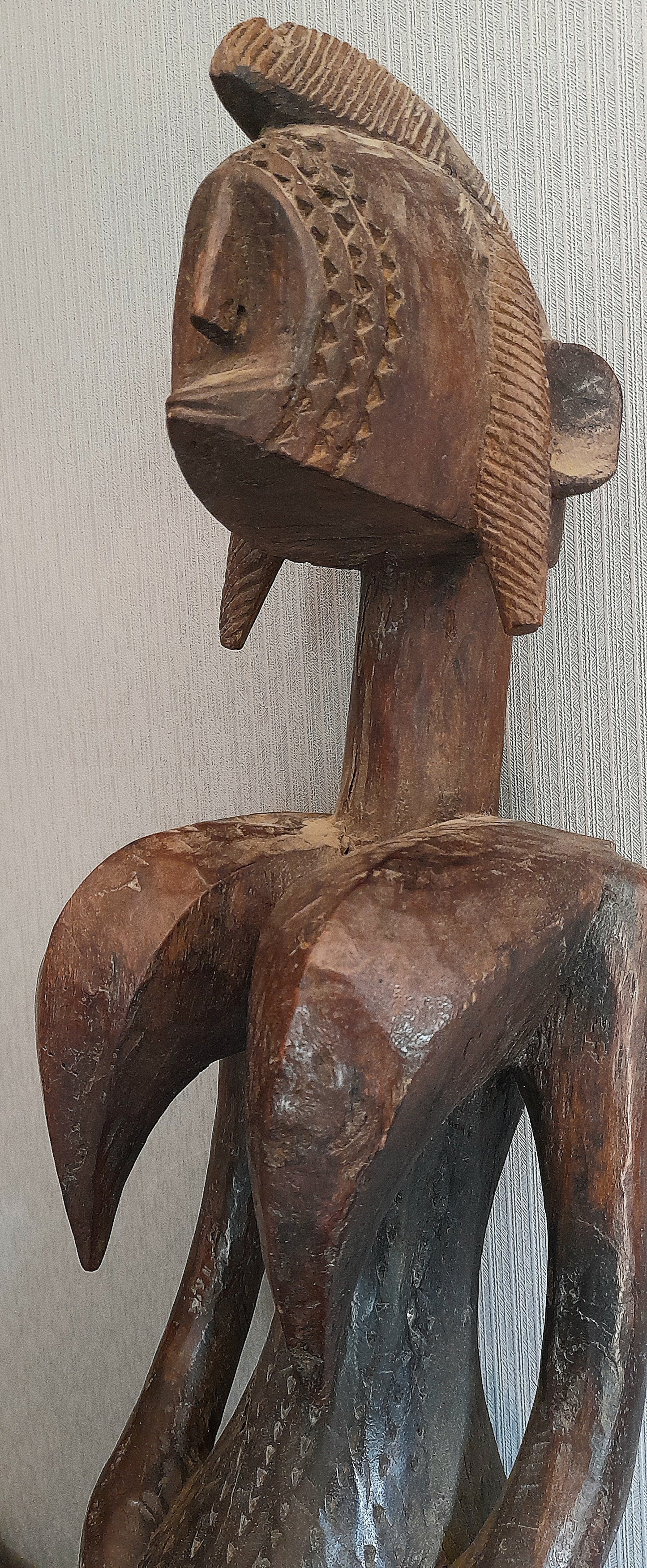 Statue Bambara Guandoudou en bois