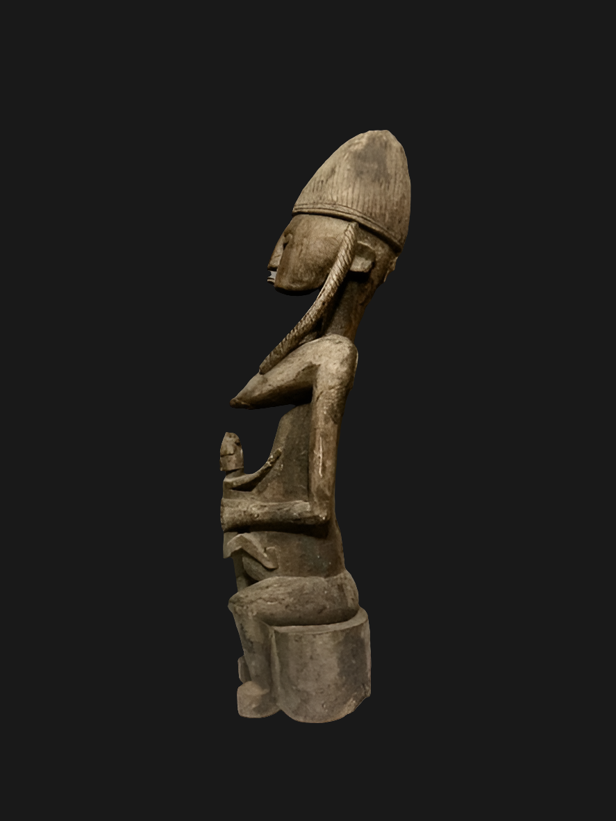 Maternité Bambara en bois, Mali