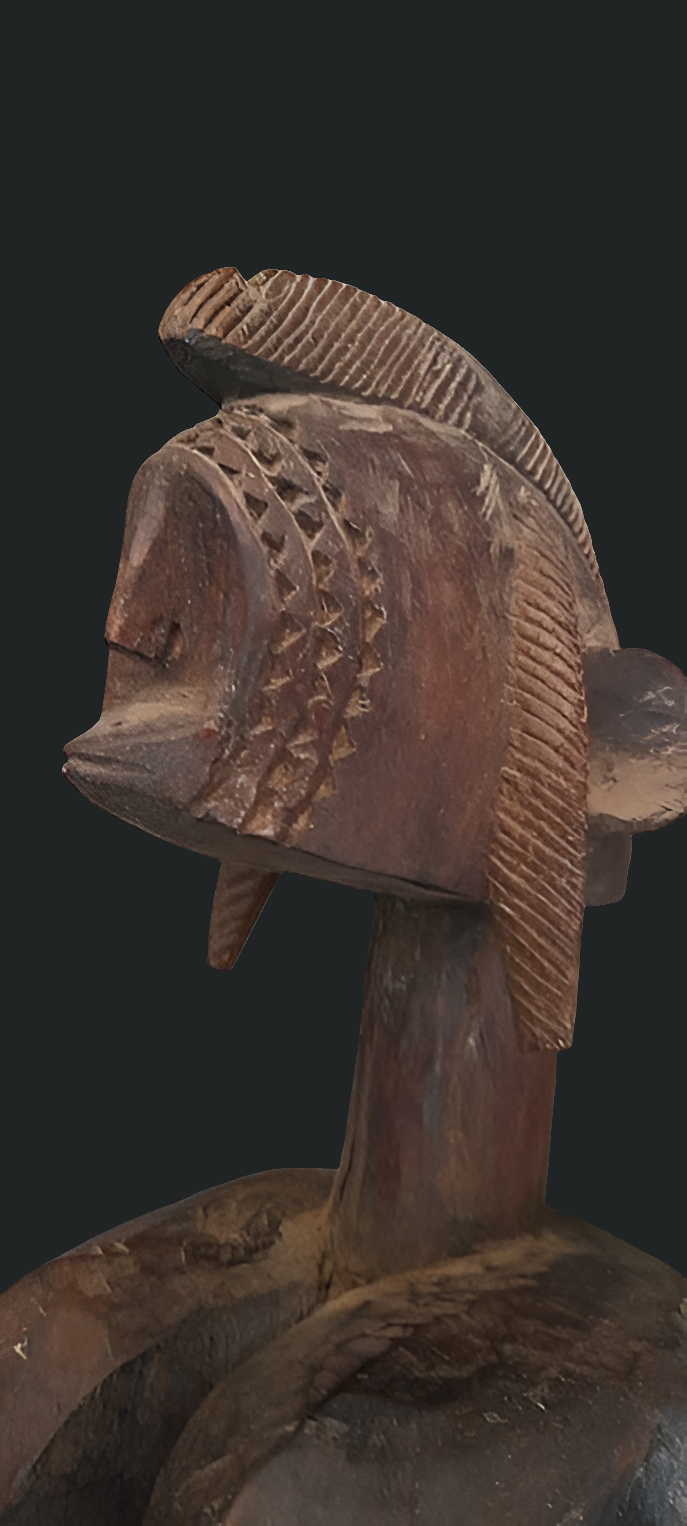 Statue Bambara Guandoudou en bois