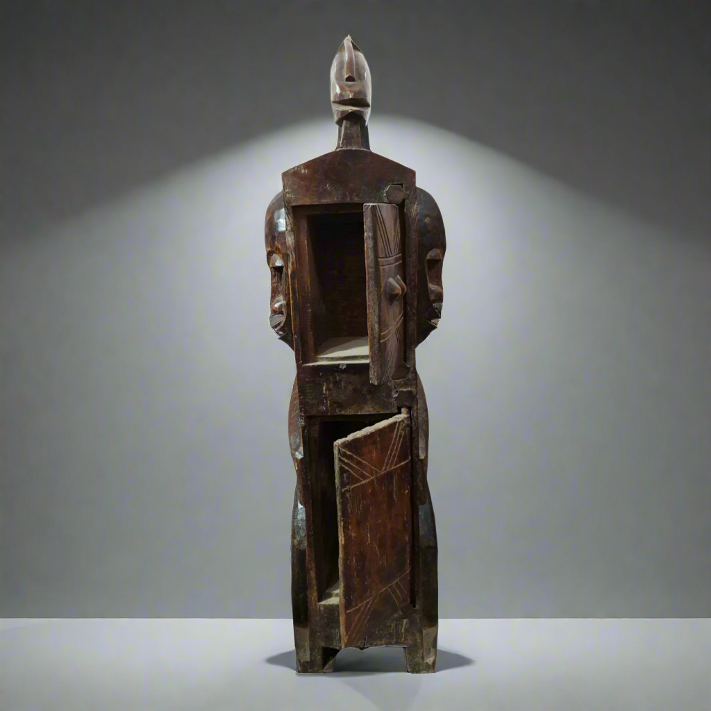 Grande Armoire Pharmacopée Dogon en bois