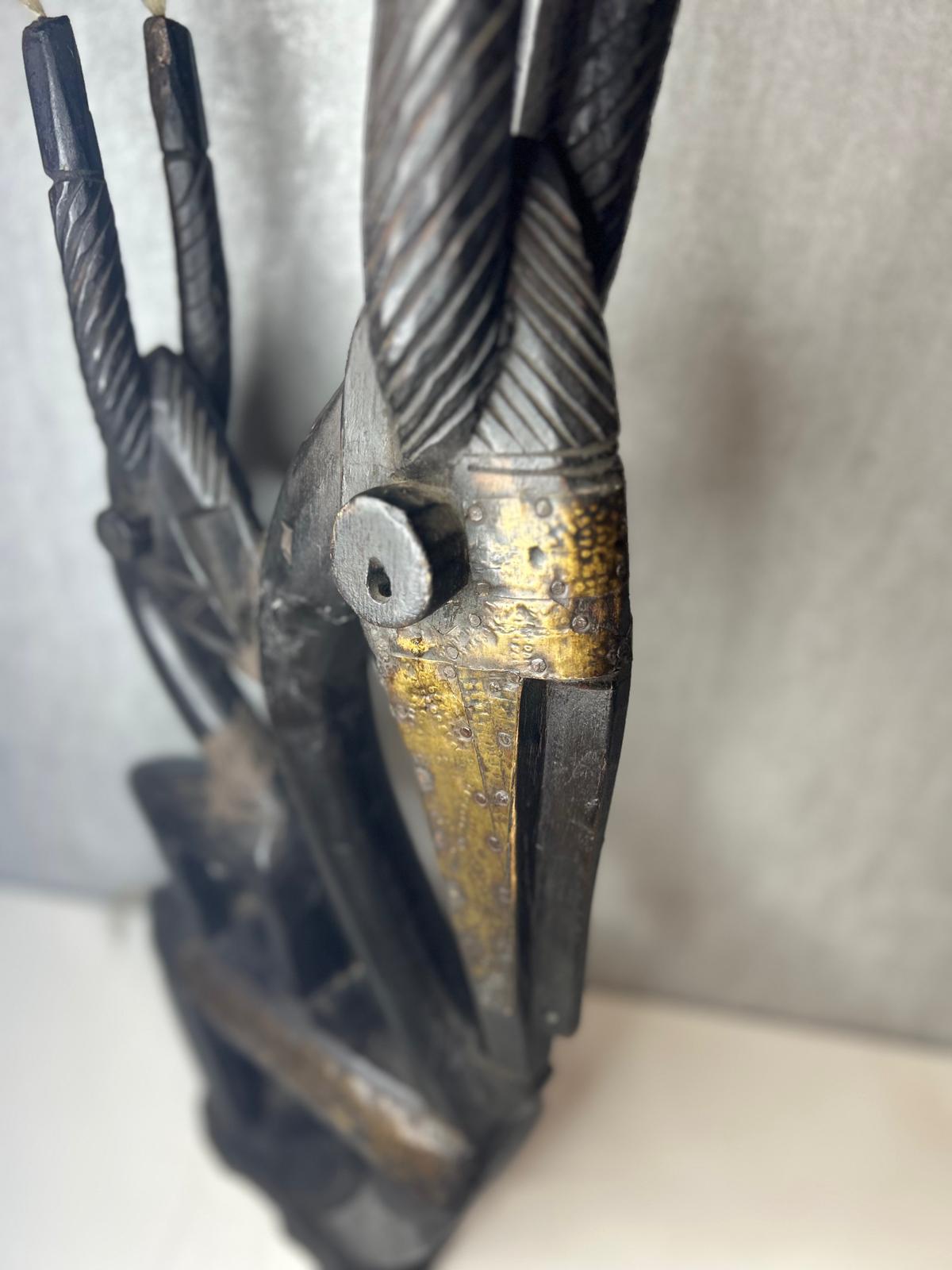 Sculpture Bambara en bois Ciwara